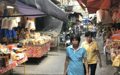 Los mercados de Bangkok, Tailandia