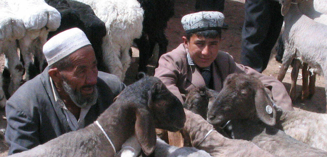 El mercado de Kashgar, China
