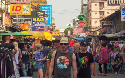 Tailandia: la calle Khaosan Road de Bangkok