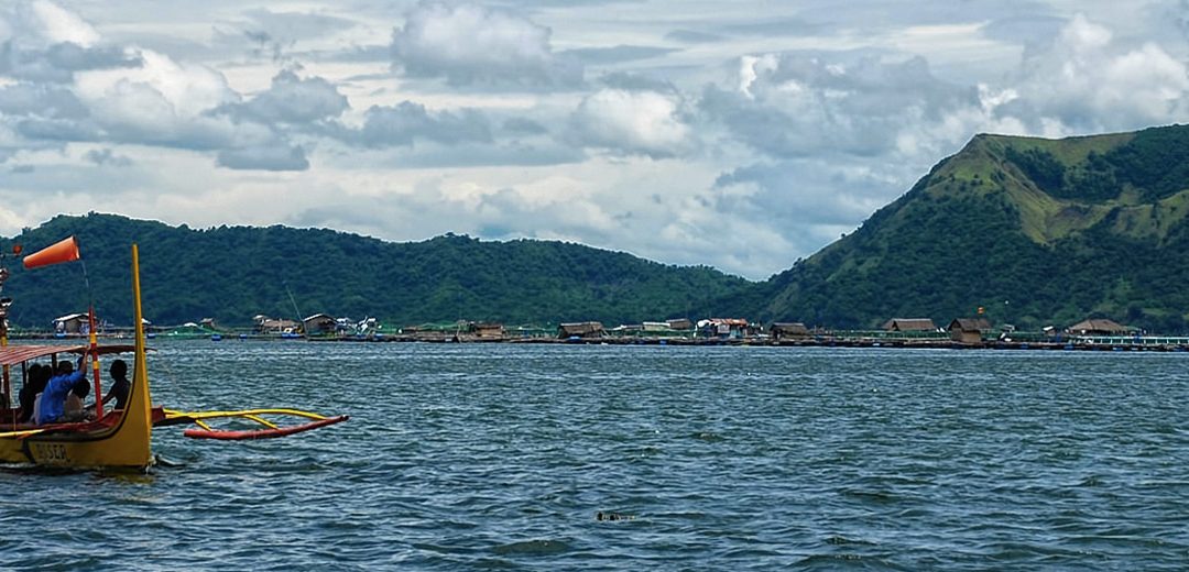 El volcán Taal de Filipinas