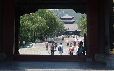 El templo de Jin en Taiyuan, China