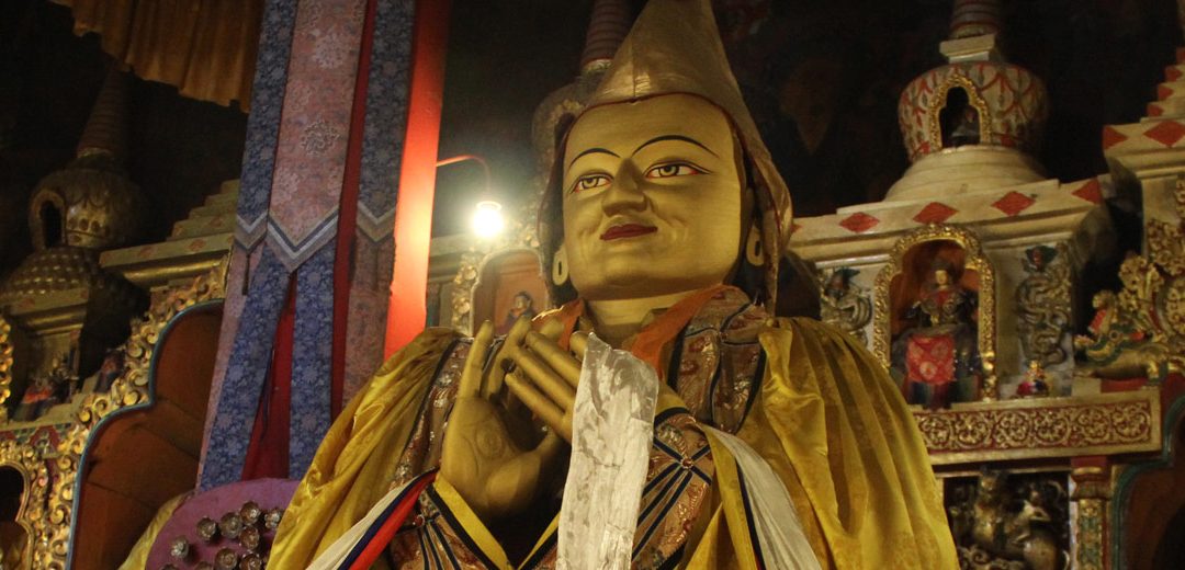 El monasterio de Drepung en Lhasa, Tíbet