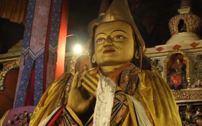 El monasterio de Drepung en Lhasa, Tíbet