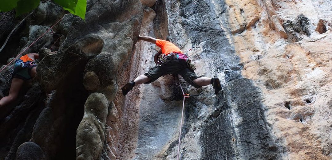 De escalada por Krabi, Tailandia
