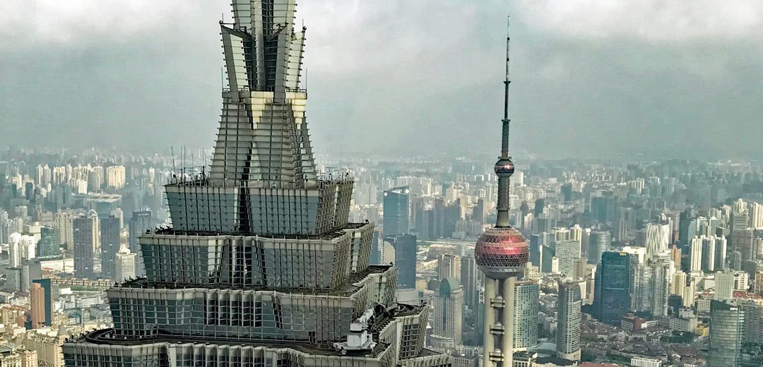 Shanghai y el rascacielos Jin Mao