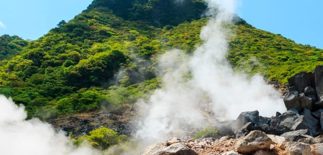 El Valle del Infierno de Owakudani en Japón