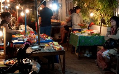 Laos: El Mercado Nocturno de Luang Prabang