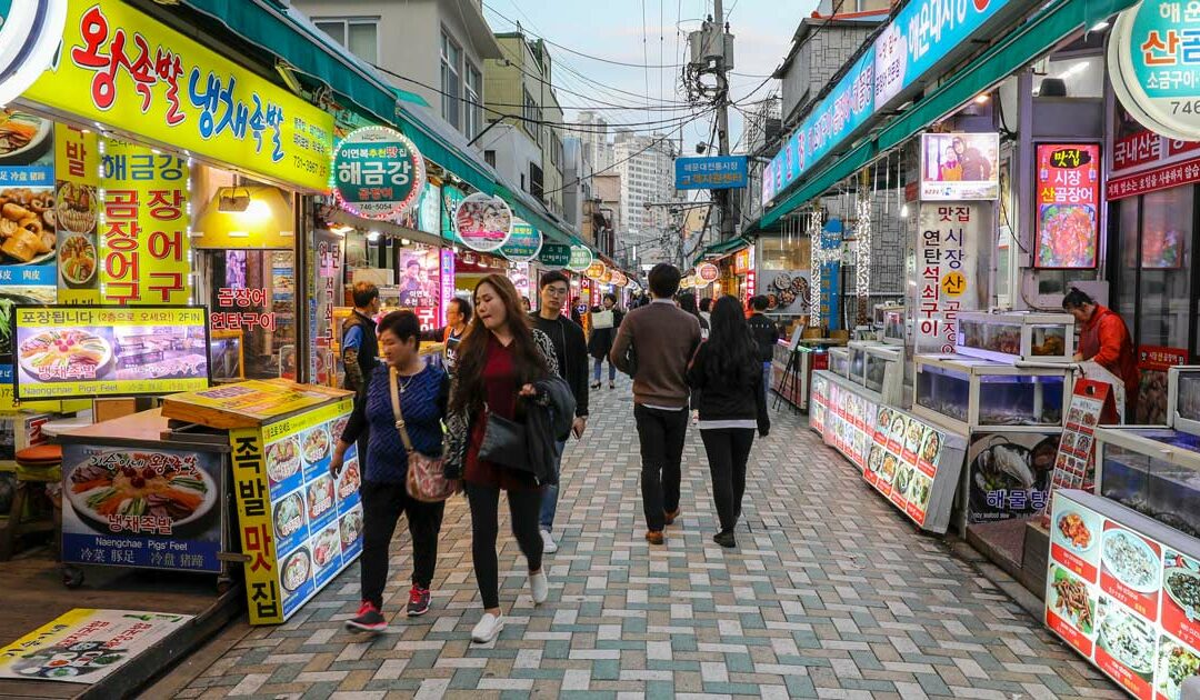 Gastronomía coreana: festín para los sentidos en las calles de Busán