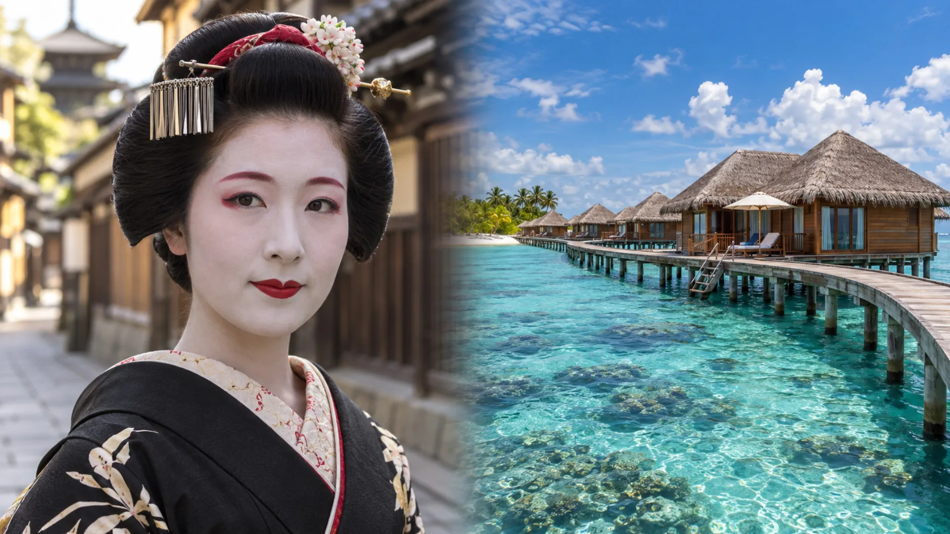 Japón y Maldivas