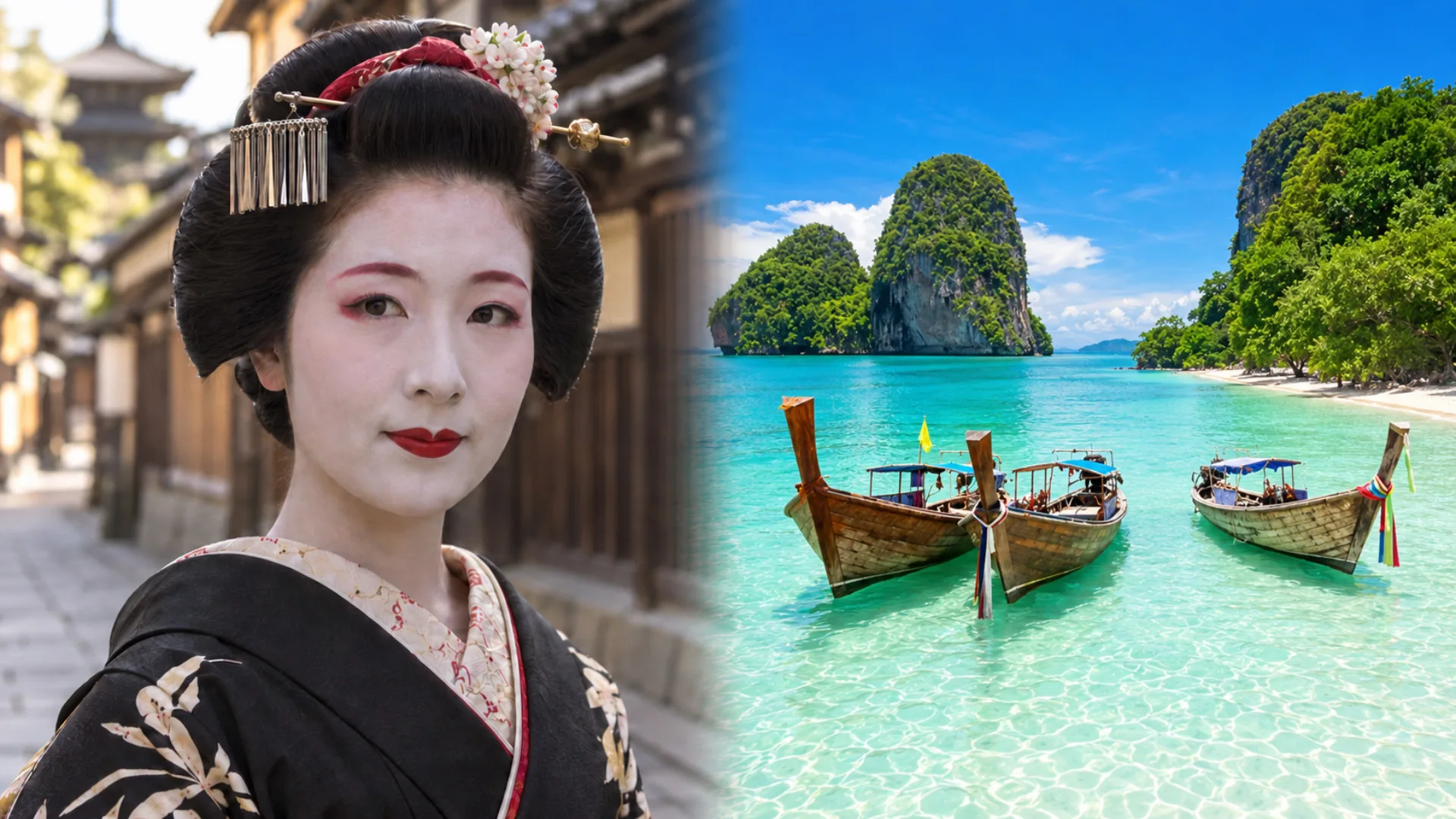 Japón y Tailandia