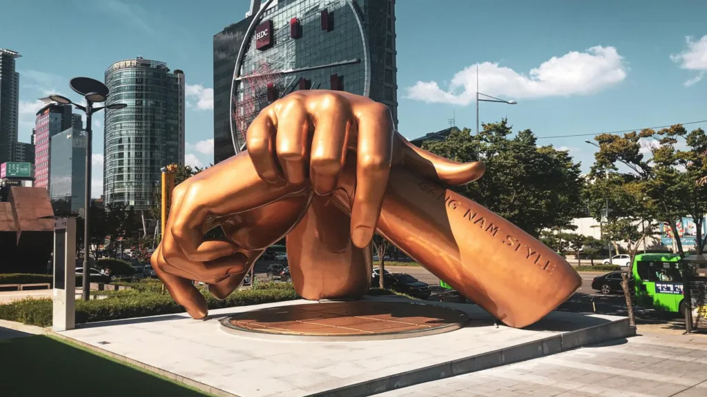 Gangnam Square, Seúl — Tentaciones de Corea del Sur