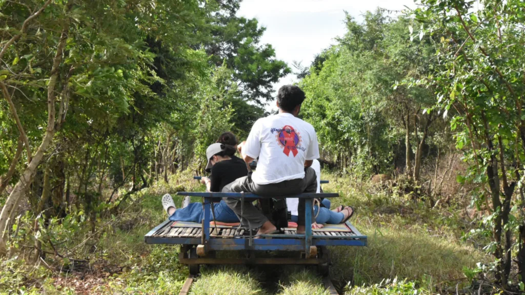 Tren de Bamboo, Battambang — Encantos de Camboya