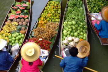 Mercado Flotante, Bangkok — Capitales del Sudeste Asiático