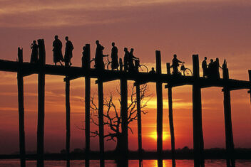 Puente U bein, Amarapura — Myanmar con Phuket y Bangkok