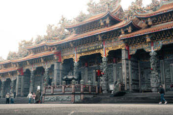 Templo Lungshan, Taipei — Made in Taiwan y Hong Kong
