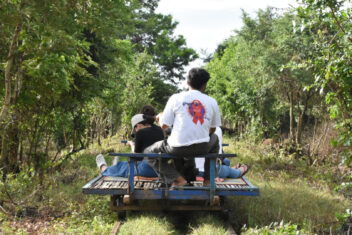 Tren de Bamboo, Battambang — Encantos de Camboya