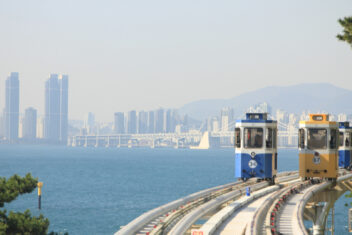 Haeundae Beach Train, Busan — Corea del Sur al Completo